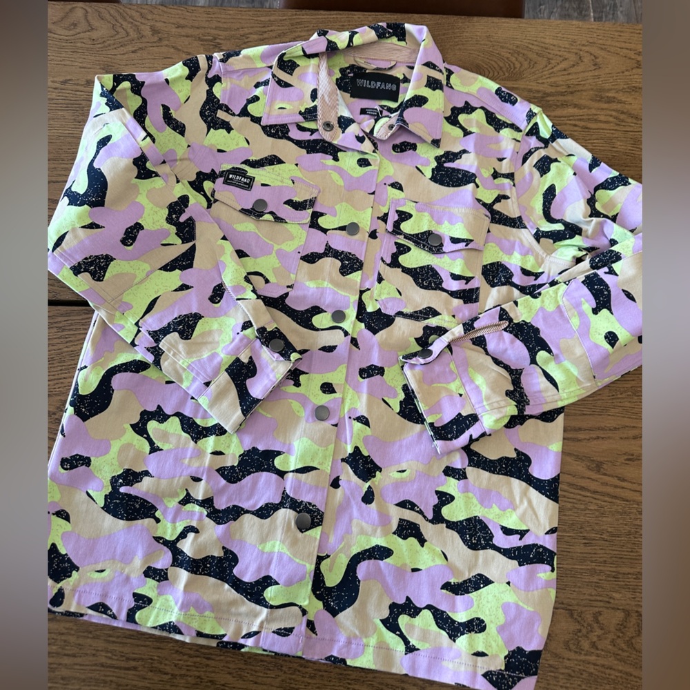 Bright camo wildfang blazer